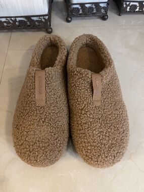 Bombas Women's Memory Foam Slide On Sunday Slippers AC2 Brown Size: 8
